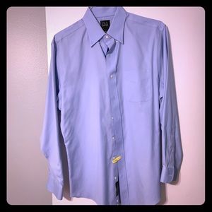 Jos A Banks Blue button down shirt.
